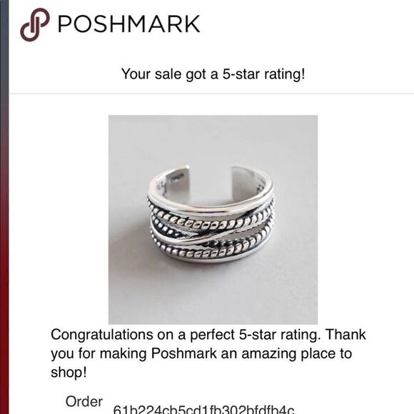 ✨Chloetina Minimalist 925 Sterling Silver Open Ring - Picture 7 of 9